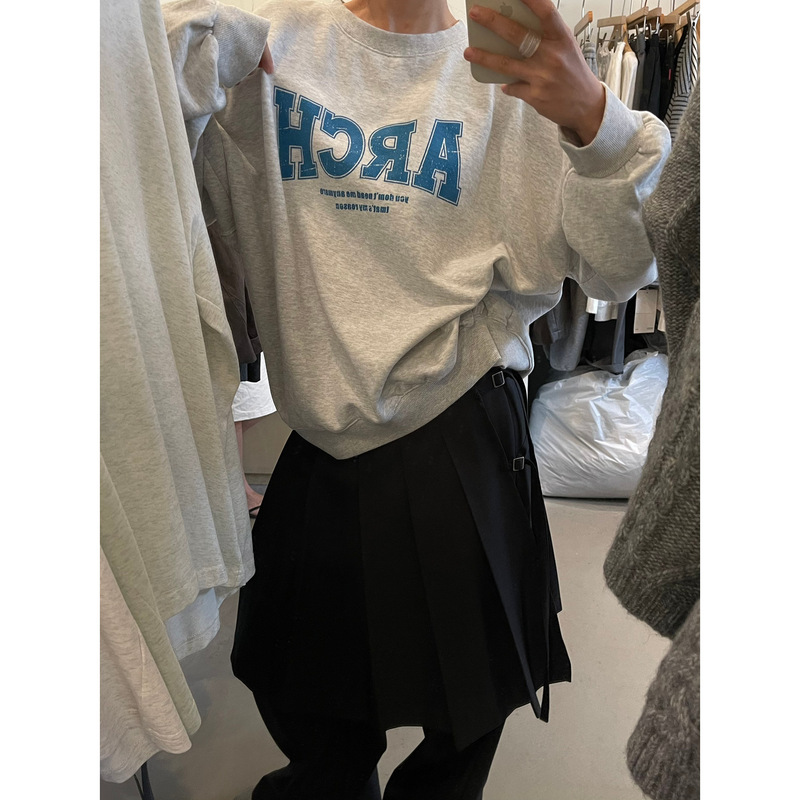 SANBARA-推荐bao款卫衣休闲宽松秋新款印花卫衣99182|undefined