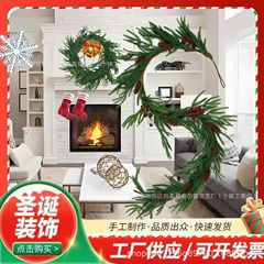 クリスマス売れ筋ノルフォーク高級ソフトラバー感触クリスマスリース逆さまツリークリスマスツリー装飾卸売