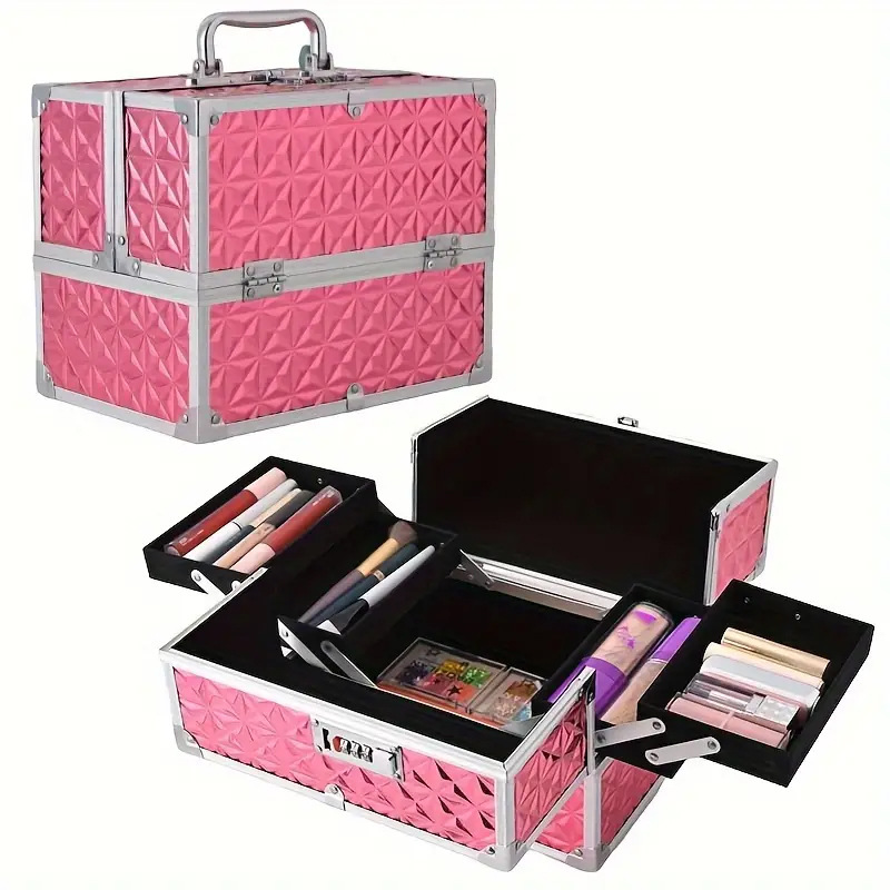 Nail art and embroidery tools makeup box carry-on professional…