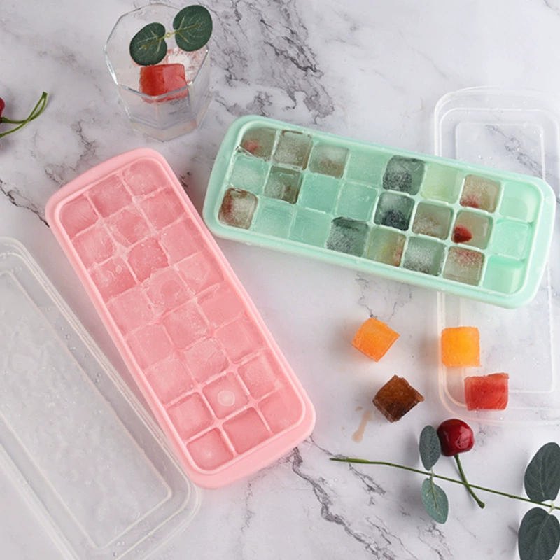 Creative ice cubes, square silicone mold, 24 cells