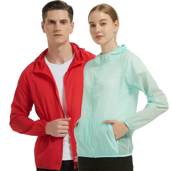 2022 Summer Outdoor Cycling Lightweight Jacket Men's and Women's Large Size Sun Protection Clothing