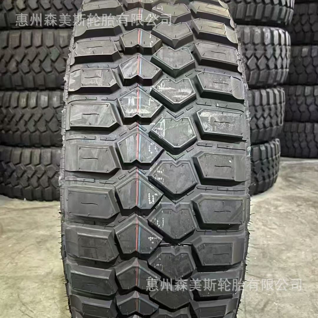 Guofeng MT Mud Terrain Tire LT35×12.50R20 for Bigfoot Off-Road Modification, Rock and Mud Pit Climbing and Escape Tire