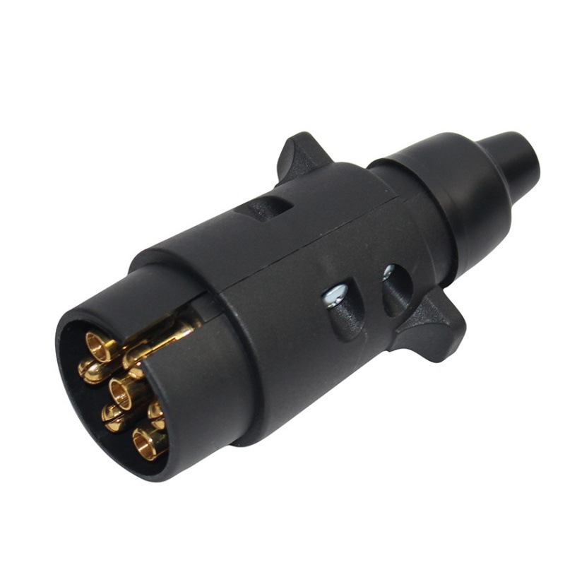 7-Core Plastic Plug 7-Core Plug Socket Trailer Plug Trailer Connector Trailer Accessories 12V European Style