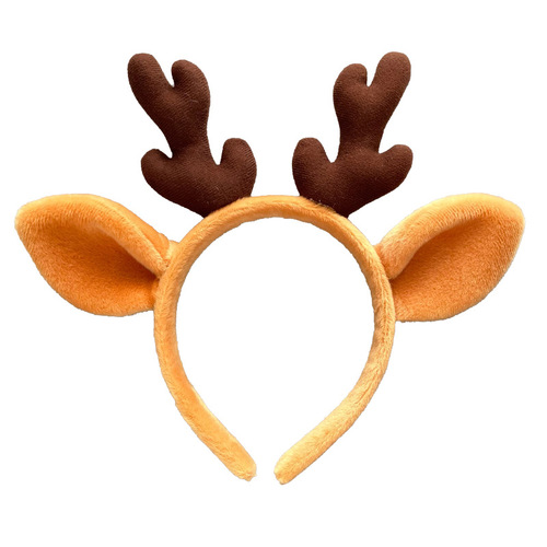 Christmas headband, Santa hat, Santa's hat for Christmas, children and adult cute decorative hair clip, glowing ornament, reindeer antler headband, hair accessory