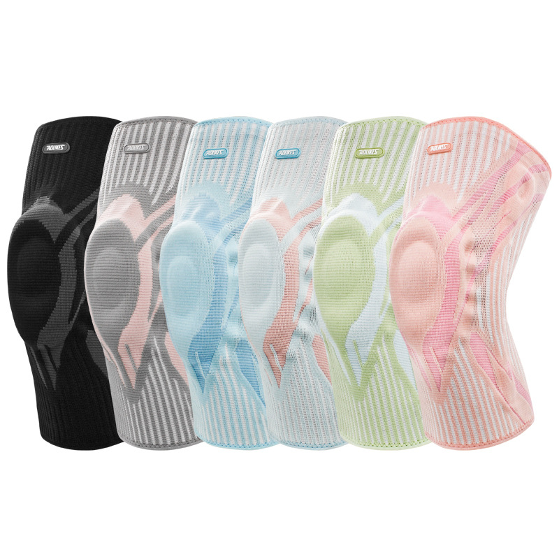 Punto deportes rótula primavera soporte de silicona absorción de choque antideslizante montar al aire libre Fitness Montañismo pierna protector