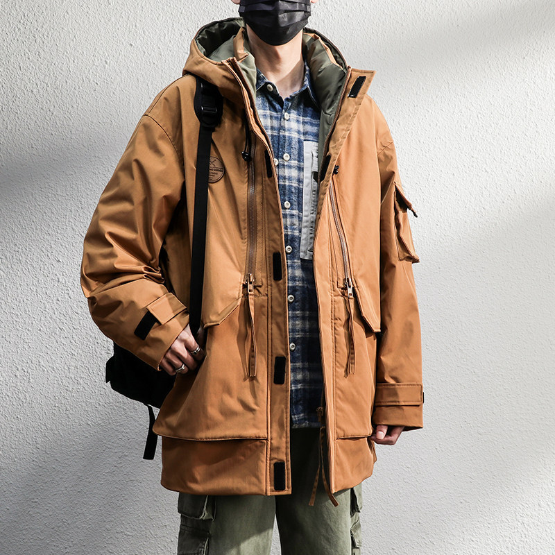 Winter down Jacket for Men, Trendy Brand, Large Size Parka, Men's Windproof Workwear, American-Style Warm Casual Coat Winter down Jacket for Men, Trendy Brand, Large Size Parka, Men's Windproof Workwear, American-Style Warm Casual Coat