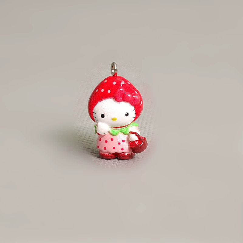 Hello Kitty, маленькая мини-фигура, подвеска, handmade