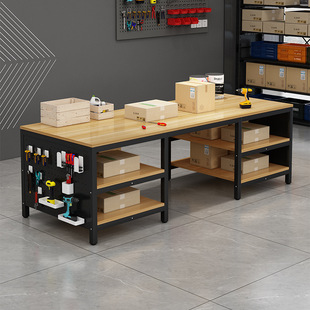 Workbench Cutting Table Table Double-Layer Warehouse Express Packaging Table Factory Assembly Line Operating Table Workshop Packaging Table