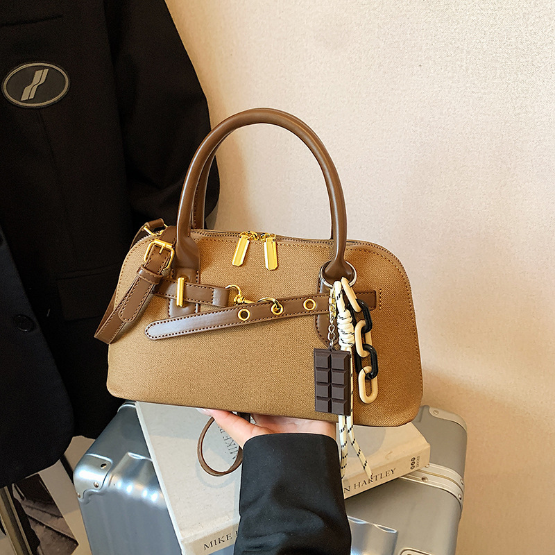 Niche Zhong coreano simple bolso cuadrado pequeño para mujeres 2026 nuevo in-sentido bolso de hombro de diseño diario bolso image 1