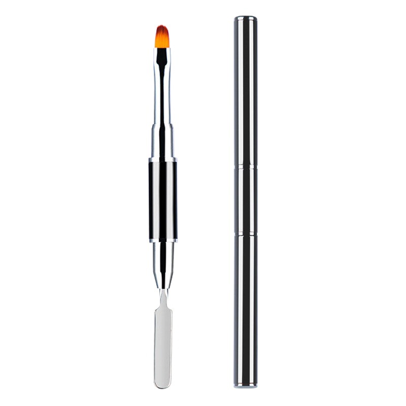 Manicura pluma de fototerapia de doble cabeza pluma de fototerapia de suministro directo transfronterizo de doble uso herramienta de manicura de empuje de acero traje de pluma de fototerapia en stock