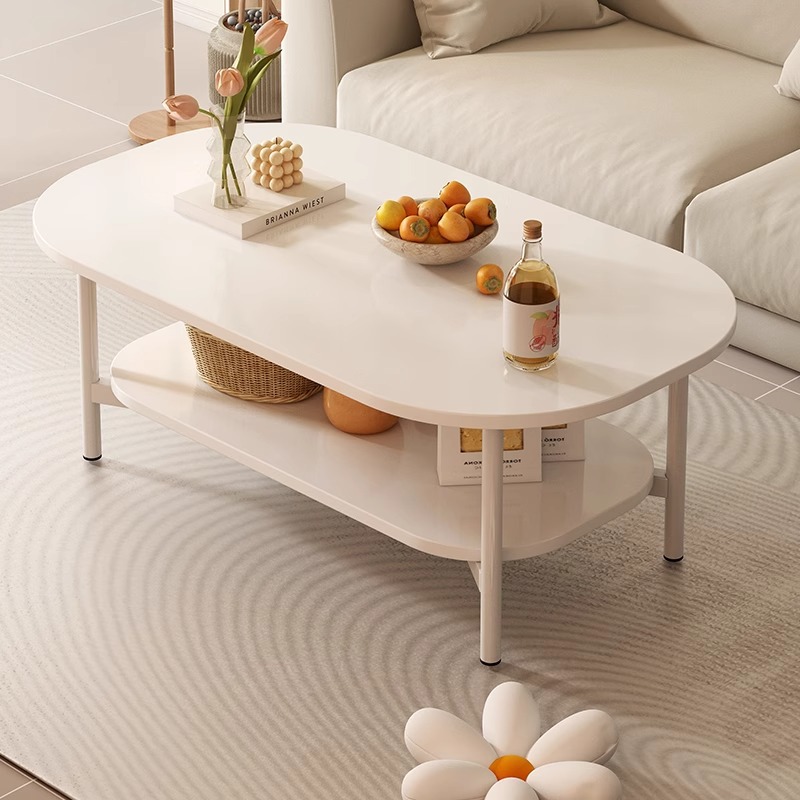 Mesa de té pequeña sala de estar casera sofá de aire crema mesa pequeña simple moderna creativa nueva mesa de té simple