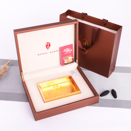 Wild dried sea cucumber packaging box, high-end gift box, ready-to-eat sea cucumber gift box, American ginseng and abalone box, empty box