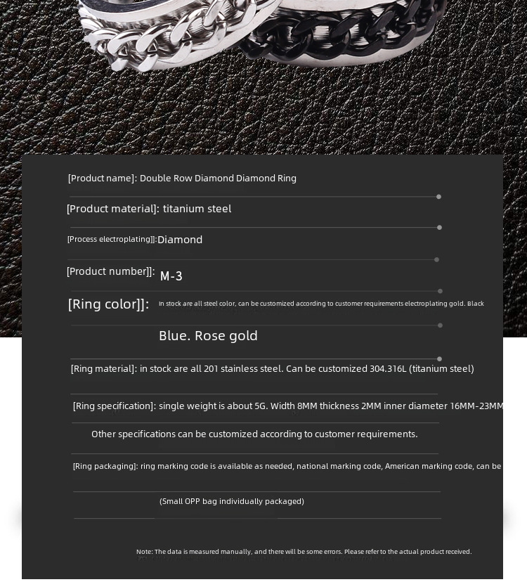 Accessori alla moda in acciaio al titanio caldo, anello a catena girevole in acciaio inossidabile per l'apertura delle bottiglie, anello girevole alla moda per l'apertura delle bottiglie da uomo_voghion.com