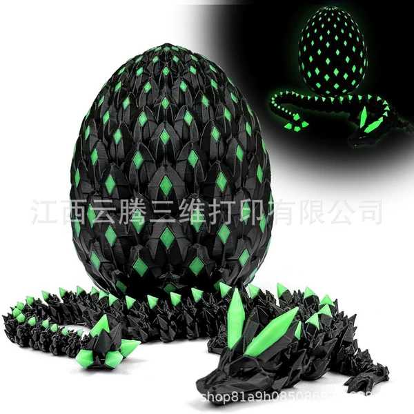 Silk black luminous green
