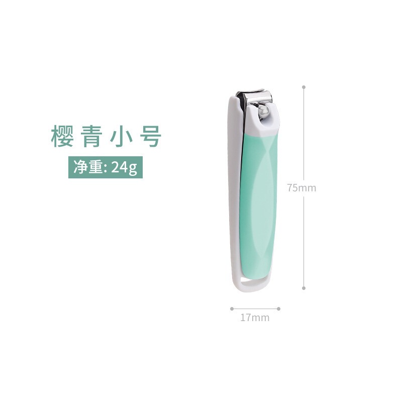 Zheni 爪切りセット ステンレス鋼爪切り 爪はさみ シングル印刷可能なラベル 工場クリエイティブ 斜め口 飛沫防止|undefined