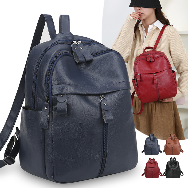 With zipper, blue, anti-theft
