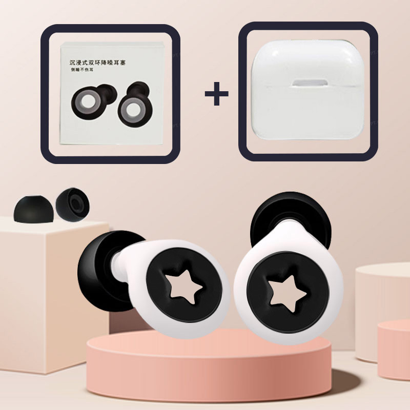 Tapones Aislantes para Oídos de Silicona, Reducción de Ruido, Lavables, para Dormir