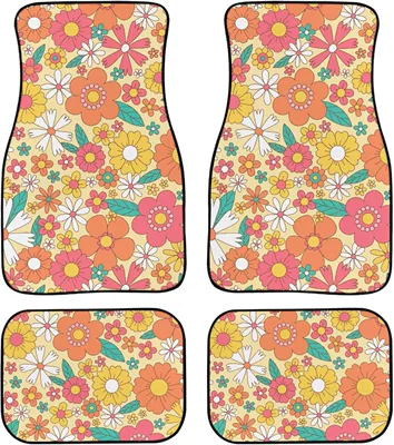 Crystal Velvet Anti-Slip – Avtomobil döşəmə paspasları - car-floor-mats-34-3344cm-two-piece-set