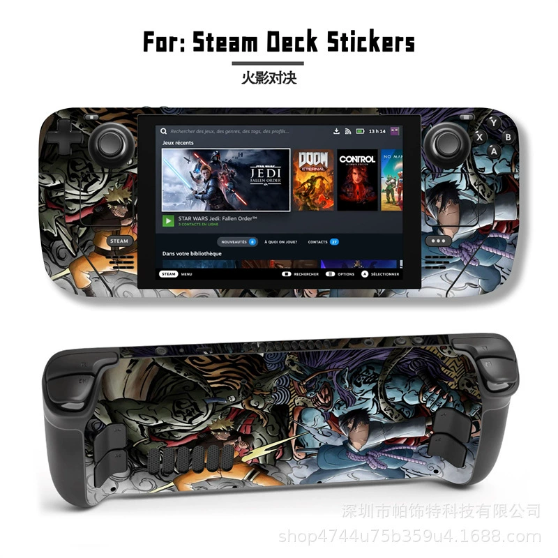 Подходит для наклейки Steam Deck, наклейка на Steam Deck Patch, Steam Panda, вручную, персональный пиксель