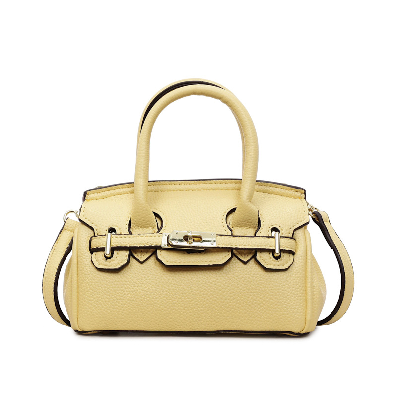 Texturas de alta calidad lujosas bolsas de mano Kylie 2026 nuevas moda transfronterizas lichi estampado versátil mochila