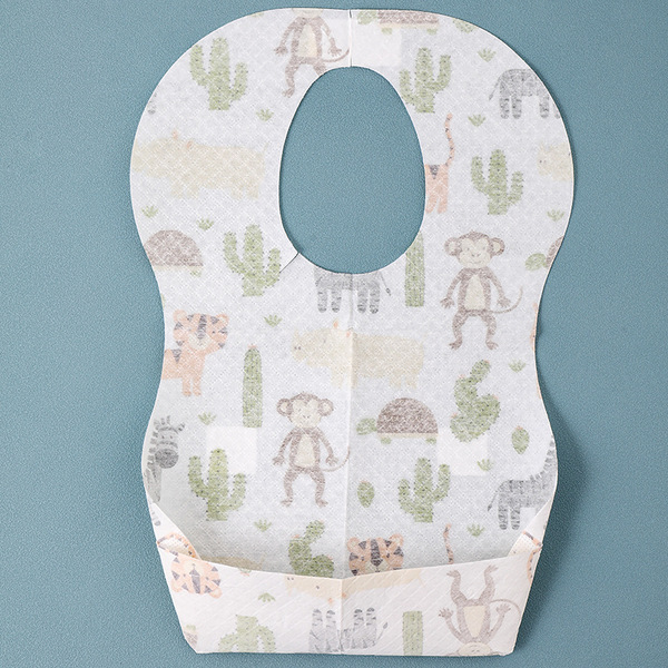 Children's waterproof bib non-woven cloth
