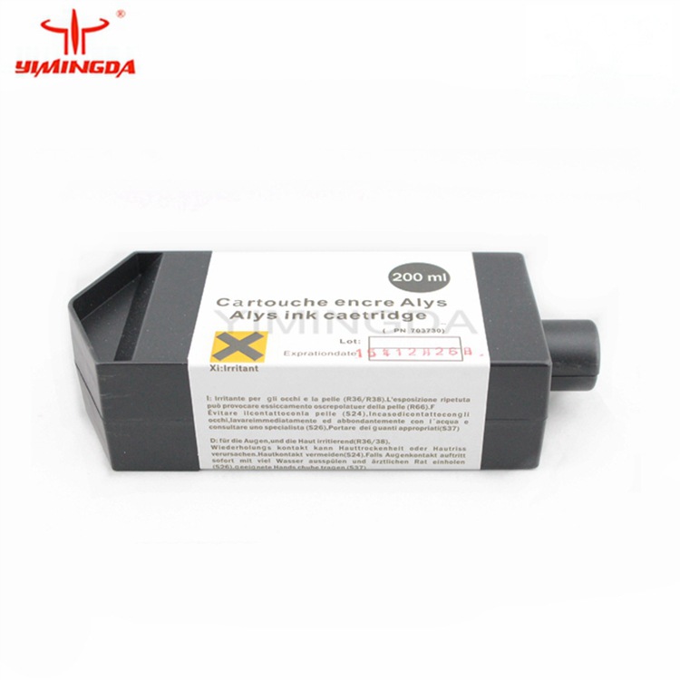 200ml 黑色墨盒 适用于力克ALYS 30 绘图机墨水 自动裁床 703730