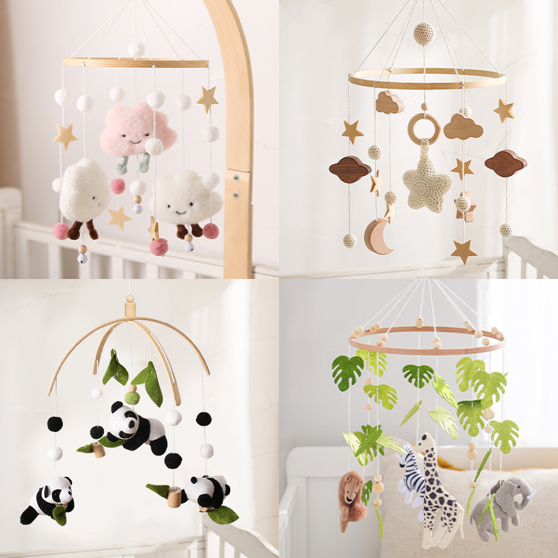 Amazon's Popular Bell Children's Bed Bell Hanging Ornament Baby Crib Stroller Soothing Rattle Toy