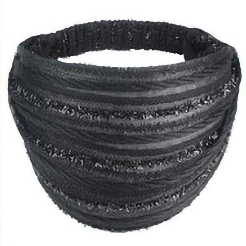 Corea del Sur rayas diadema de ala ancha de moda brillante diadema pelo blanco cubriendo headwear elegante tela diadema cubierta del pelo para las mujeres