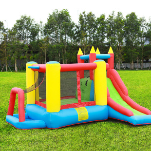 Indoor Home Inflatable Castle Children's Playground Slide Trampoline Inflatable Castle Sports and Entertainment Facilities Inflatable Jumping Bed