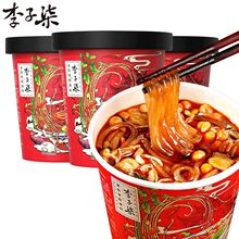 李子柒薯你弹酸辣粉252g桶装大份量四川红薯粉条冲粉丝米线方便