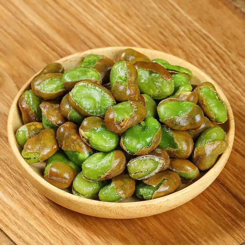 豆有趣绿心蚕豆云南保山新货香酥芥末原味带壳兰花豆炒货休闲零食|undefined