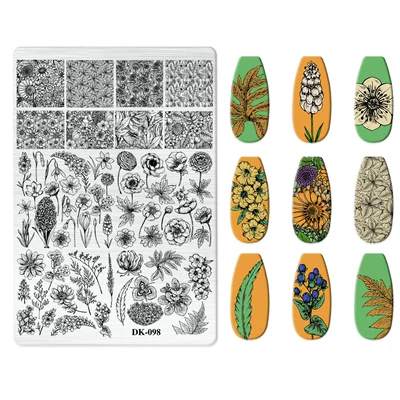 Art, Rectangular Plates for Painting, Dırnaq bəzəkləri - dk-098