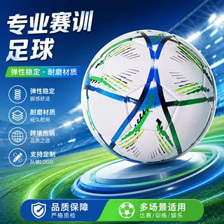 足球5号成人儿童青少年户外比赛运动训练批发pvc机缝高弹加厚足球