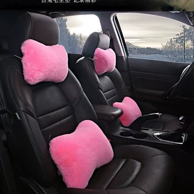 Headrest neck pillow, car lumbar support pillow