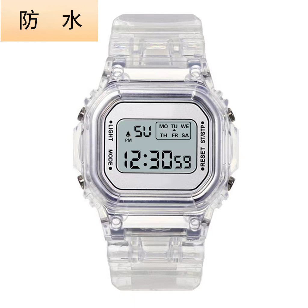 Unicornio reloj mujer estudiante simple chica luminosa hombres impermeable deportes coreano ins Colegio estilo reloj electrónico