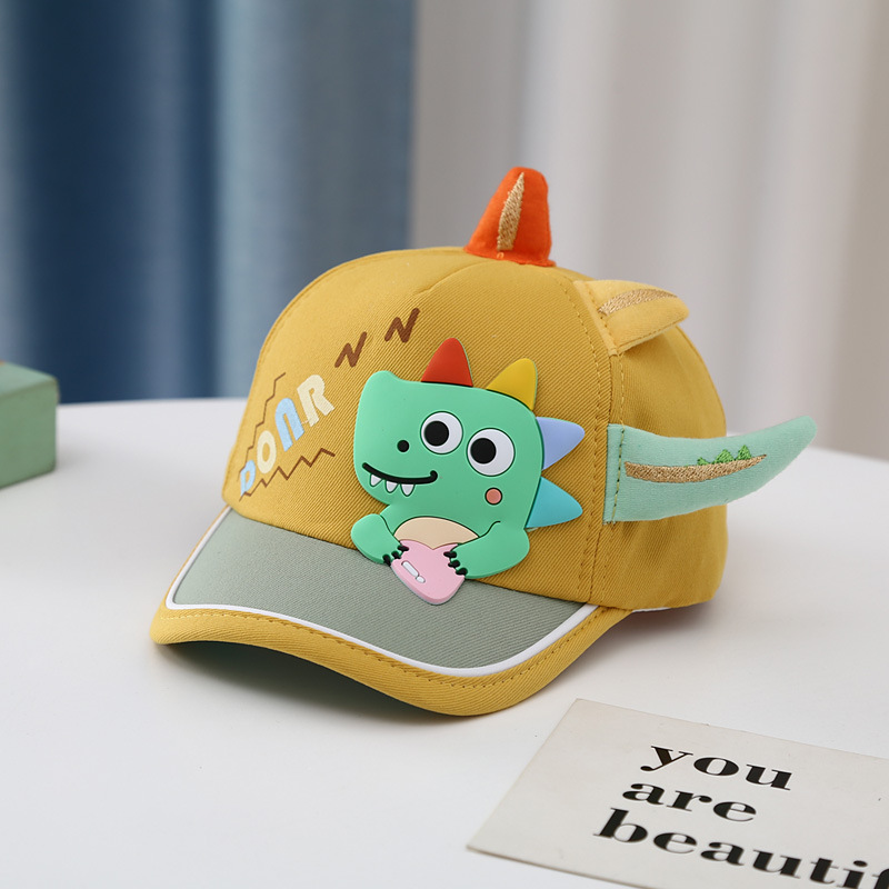 Children Unisex Cartoon Style Dinosaur Printing Baseball Cap display picture 11