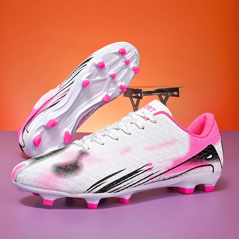 New Cross-Border Platform Main Recommended Youth Soccer Shoes with Spikes and Studs for Sports Students and Men Training Shoes