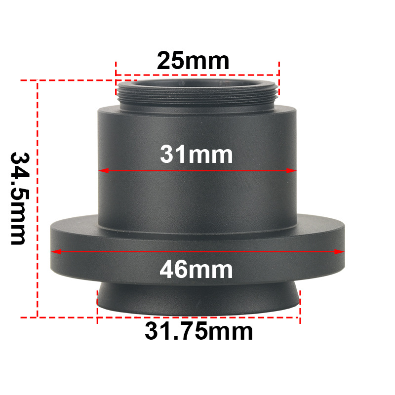KOPPACE 1X三目显微镜接口大视野成像清晰31.75mm安装接口