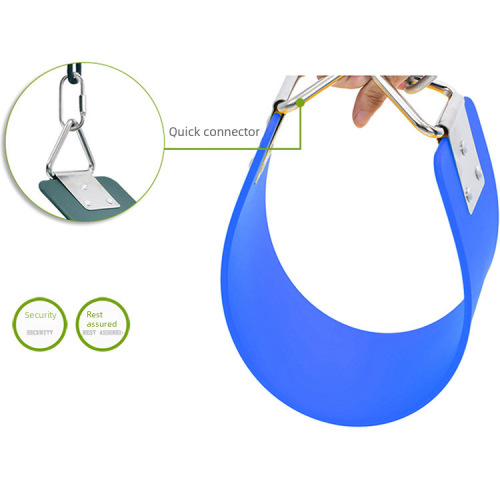 Stainless steel soft swing board for indoor and outdoor use, children's swing seat, plastic light board seat