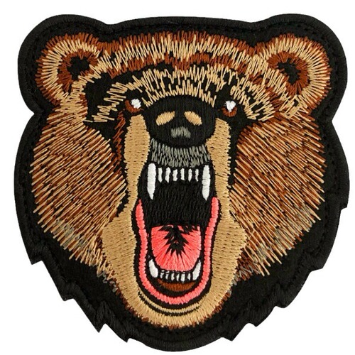 Tiger cloth patch embroidered peanut manufacturer, personalized computer logo embroidered patch cloth patch making and processing factory