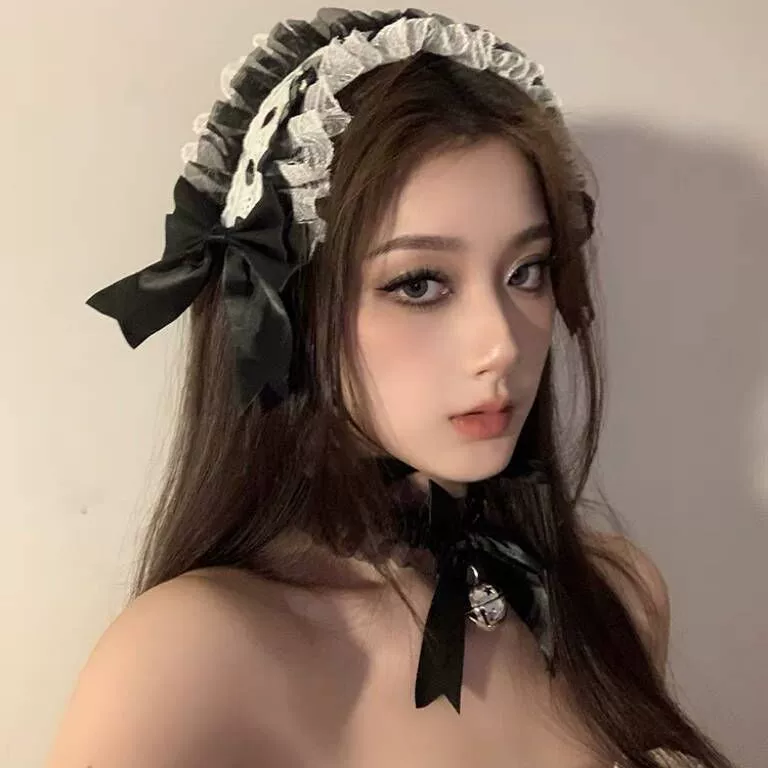 Японская мягкая девушка Lolita Lolita кружевная головная уборка сладкая дикая ремешка для волос kc lo мама