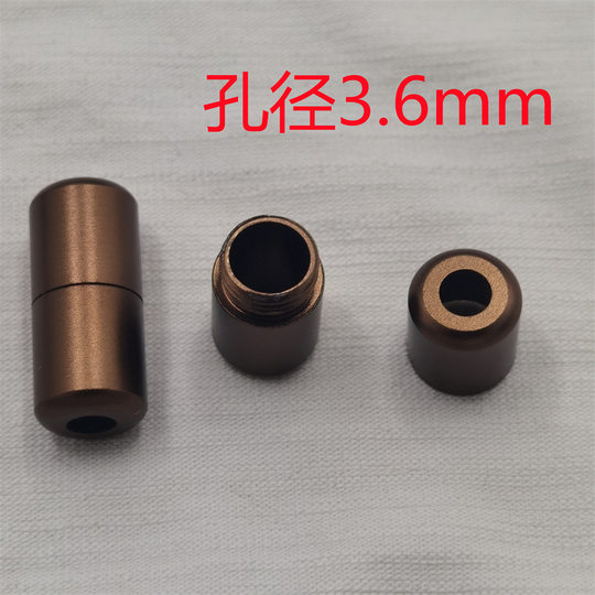 Aluminum Oxidized Color Frosted Shoe Buckle Metal Capsule Shoelace Buckle No Tie Free Lazy Shoelace Capsule Buckle
