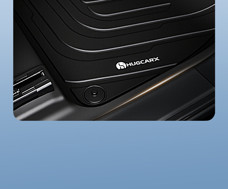 TPE injection-molded floor mats, 0 formaldehyde, one-piece molding, anti-fouling, easy to clean, universal half-cover car floor mats