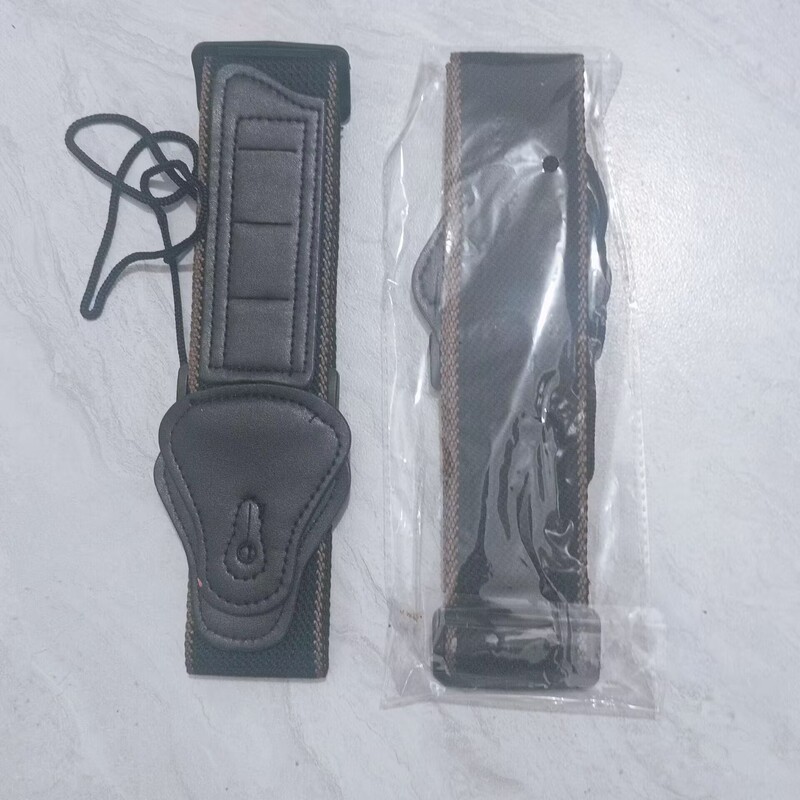 High-grade double-layer fabric guitar strap folk guitar thickened strap guitar pick strap bass strap
