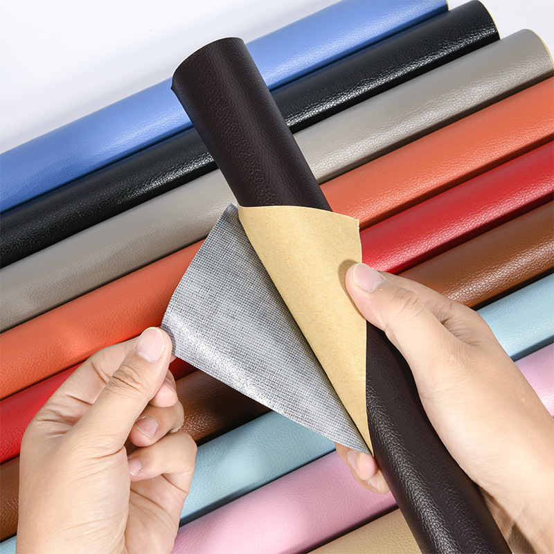 Cross-border tremolo generation self-adhesive leather stickers sofa repair subsidy leather seat patch adhesive leather fabric wholesale Cross-border tremolo generation self-adhesive leather stickers sofa repair subsidy leather seat patch adhesive leather fabric wholesale