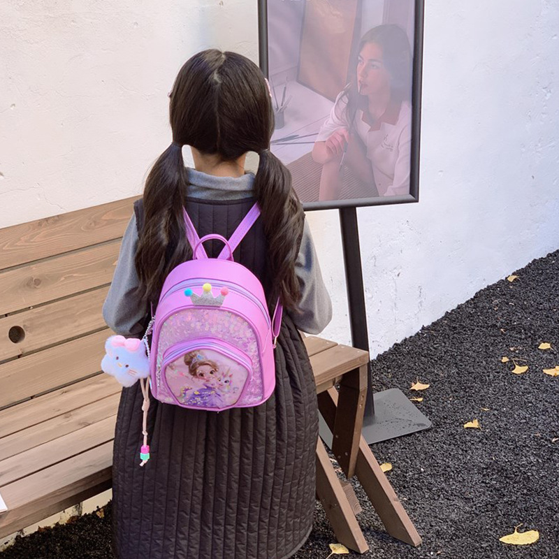 Mochila para niños, mochila para niñas lindas, nueva mini mochila de jardín de infantes de dibujos animados, pequeña mochila de viaje al aire libre