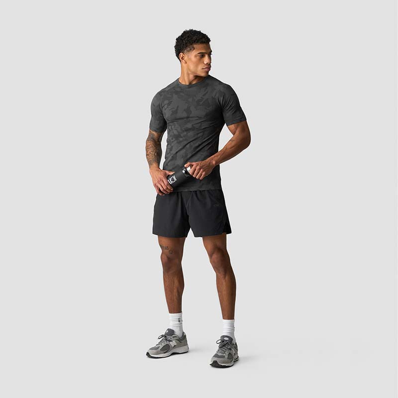 Cross-Border New Tactical Quick-Drying Short-Sleeved Tops for Men's Sports Cycling Fitness Round Neck T-Shirt Training Clothes Summer Sports Cross-Border New Tactical Quick-Drying Short-Sleeved Tops for Men's Sports Cycling Fitness Round Neck T-Shirt Training Clothes Summer Sports