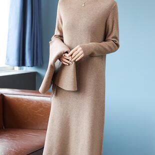 Knitted Dress 2025 Women's Suit Spring and Autumn Base Sweater New Style Mom Spring and Autumn Dress Young