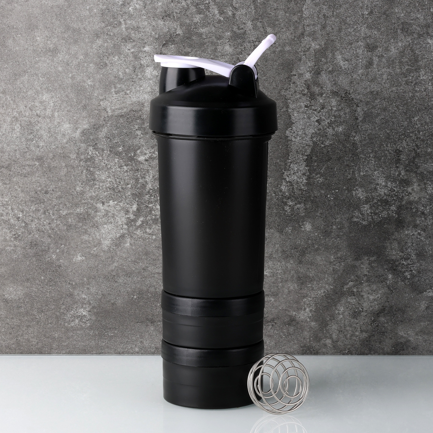 Spot ON taza mecedora Oputmund taza de agua deportiva de fitness de grado alimenticio proteína en polvo taza de polvo batido taza de leche taza de agua