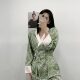 YD Home Clothes Pajamas Autumn Women's 2022 New Ice Silk Big Brand Entry Luxury Internet Popular High-end Long Sleeve Exterior